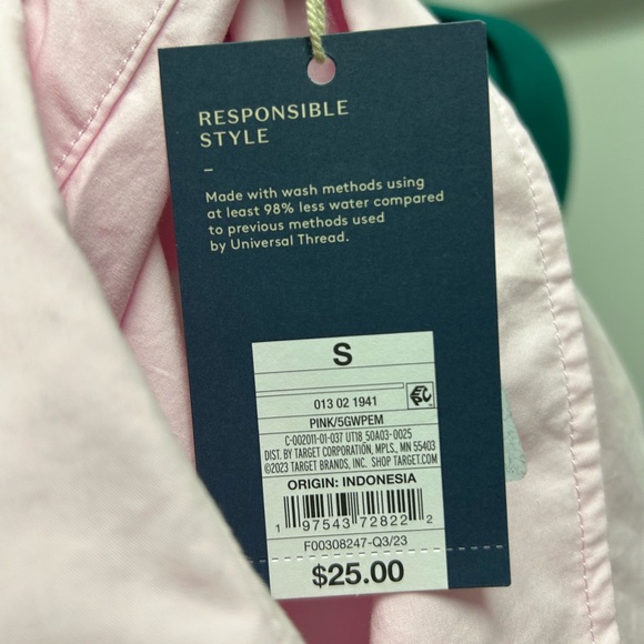 Pink button down S - Picture 4 of 4